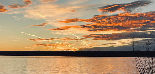 Sonnuntergangsstimmung am See