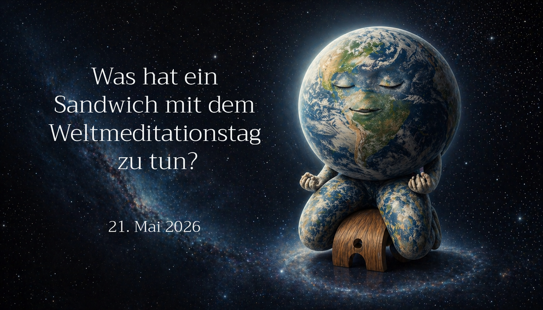 Die Erde sitzt auf dem Meditationshocker Bridge2Satori
